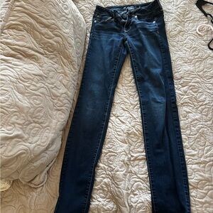 American Eagle Outfitters Dark Blue Skinny Jeans